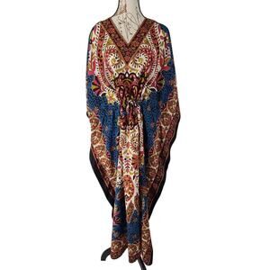 Riveria Sun ladies house dress Muu Muu paisley Size OS House dress coverall XL